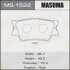 Колодки гальмівні задн Toyota Camry (06-), RAV 4 (05-) MASUMA MS-1522 (фото 1)