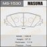 Колодки гальмівні передн Toyota Auris (10-), RAV 4 (05-16) MASUMA MS-1530 (фото 1)