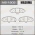 Колодки гальмівні передн Toyota Venza (09-16) (MS-1902) MASUMA MS1902 (фото 1)
