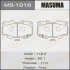 Колодки дисковые HILUX/ KUN25L, 26L, 35L 2011- front (1/12) MASUMA MS-1918 (фото 1)