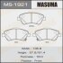 Колодки дисковые COROLLA, ADE150, NDE150, NRE150 front (1, 12) MASUMA MS1921 (фото 1)