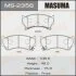 Колодки тормозные NISSAN ALMERA/SENTRA/200SX 95- передн. MASUMA MS-2356 (фото 1)