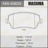 Колодки гальмівні AN-8150WK NP2010 P68033 передн (MS-2903) MASUMA MS2903 (фото 1)