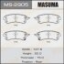 Колодки дисковые PATROL, Y62 rear (1, 12) MASUMA MS2905 (фото 1)