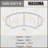 Колодки тормозные MITSUBISHI PAJERO 90- 2.5-3.8/2.5 DIESEL передн. MASUMA MS-3414 (фото 1)