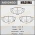Колодки тормозные передн Mazda 6 2002 - 2007 MASUMA MS-5483 (фото 1)