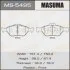 Тормозные колодки дисковые FORD/MAZDA FIESTA/FUSION/2 02- MASUMA MS-5495 (фото 1)
