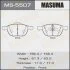 Колодки гальмівні передн Ford Focus (04-)/ Mazda 3 (03-), 5 (05-15) (MS-5507) MASUMA MS5507 (фото 1)