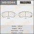 Колодки гальмівні MASUMA MS-5544 (фото 1)