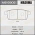 Колодки дисковые AN- CX7, ER3P 06- rear (1, 12) MASUMA MS5902 (фото 1)
