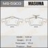 Колодки гальмівні задн Ford Focus (04-)/ Mazda 3 (03-), 5 (05-15) MASUMA MS-5903 (фото 1)