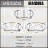 Колодки дисковые AN- CX-5 2011- front (1/12) MASUMA MS5908 (фото 1)