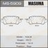 Колодки дисковые AN- CX-5 2011- rear (1/12) MASUMA MS-5909 (фото 1)