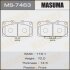 Колодки тормозные NISSAN/SUBARU передн. MASUMA MS-7463 (фото 1)