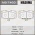 Колодки тормозные NISSAN/SUBARU передн. MASUMA MS-7463 (фото 1)