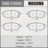 Колодки гальмівні передн Subaru Forester (12-), Impreza (08-14), Legacy (09-14) MASUMA MS-7499 (фото 1)