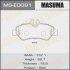 Колодки гальмівні MASUMA MS-E0091 (фото 1)