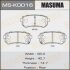 Колодки гальмівні задн MASUMA MS-K0016 (фото 1)