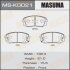 Колодки гальмівні передн MASUMA MS-K0021 (фото 1)