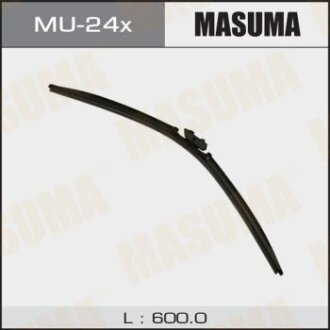 Щітка склоочисника 600 мм безкаркасна (24") (DNTL 1.1) MASUMA MU-24X