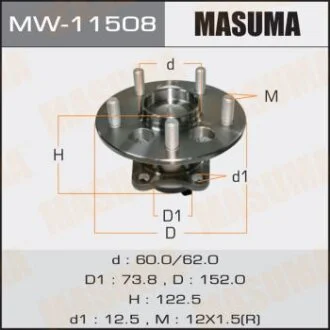 Маточина колеса задн. COROLLA NRE150L MASUMA MW11508