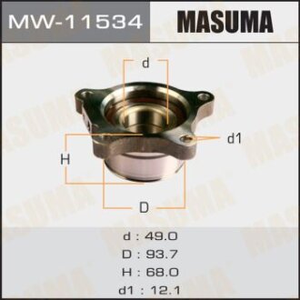 Ступица колеса TOYOTA LAND CRUISER/LX570 09- зад. MASUMA MW-11534