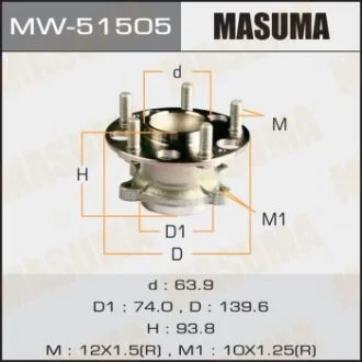 Маточина колеса MASUMA MW-51505
