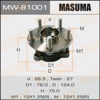 Ступица с подшипником LEGACY перед. MASUMA MW-81001