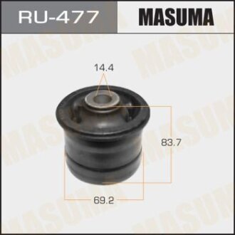 Сайлентблок задньої балки Toyota Auris, Corolla, Prius (06-) MASUMA RU-477
