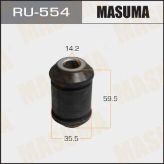 Сайлентблок переднього нижнього важеля передній Mitsubishi Colt (04-12) MASUMA RU-554