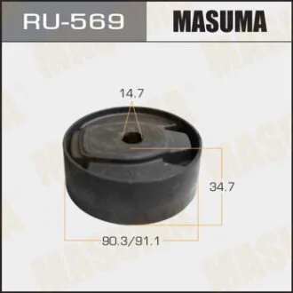 Сайлентблок заднього редуктора Toyota RAV 4 (05-) MASUMA RU-569
