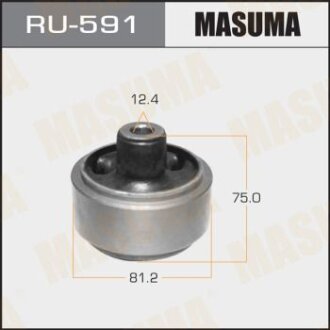 Сайлентблок MITSUBISHI AIRTREK/OUTLANDER 02- задн. MASUMA RU591