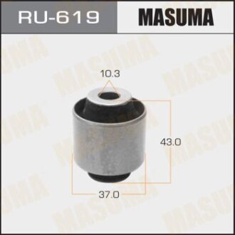 Сайлентблок HR-V, LIFE / GH4, JB6 задн MASUMA RU-619