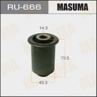 Сайлентблок переднього нижнього важеля Nissan Navara, Pathfinder (05-) MASUMA RU-666