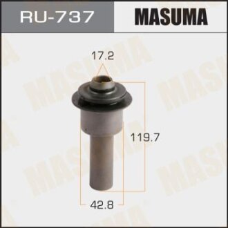 Сайлентблок переднього підрамника передній Nissan Juke (10-) MASUMA RU-737