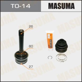 ШРУС 27x60x26 TOYOTA HIACE IV (95-11) MASUMA TO-14