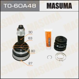 ШРКШ зовнішній Toyota Camry (11-17) (нар:30/вн:27) MASUMA TO-60A48