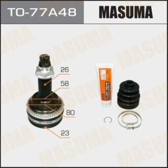 ШРКШ зовнішній Toyota Prius (-09) (нар:26/вн:23) MASUMA TO-77A48