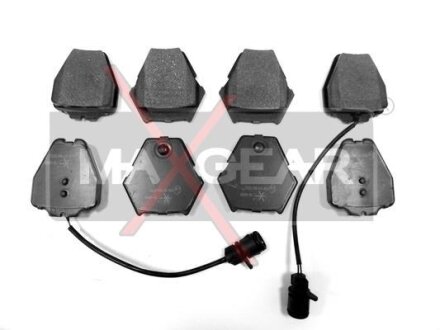 Гальмівні колодки, дискове гальмо (набір) MAXGEAR 19-0409