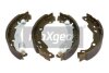 Колодки гальмівні барабанні PEUGEOT 1007 04-09, CITROEN C3 01-09, C2 03-08, LANCIA Ypsilon 03-11 MAXGEAR 19-1788 (фото 1)