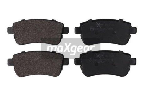 Колодки гальмівні задні Renault Megane III, Scenic III 08-> MAXGEAR 19-2126