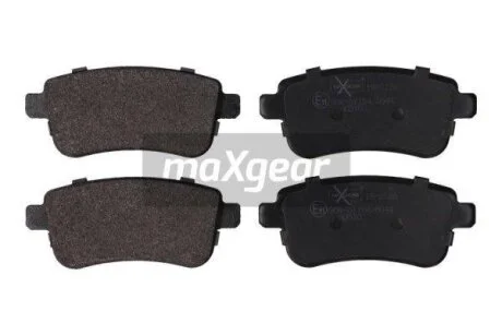 Колодки гальмівні задні Renault Megane III, Scenic III 08-> MAXGEAR 19-2126