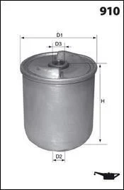 Фільтр оливи (аналог51417E/OZ1D) MECAFILTER EHC8500
