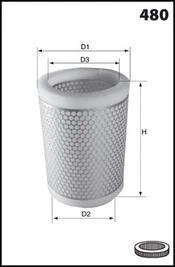 Повітряний фільтр MECAFILTER EL1566