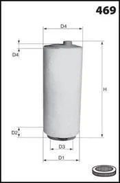 ФІЛЬТР ПОВІТРЯ BMW 2.0D E46/E90E/E39/E60, ROVER 75 2.0CDT 2/99- MECAFILTER EL3816