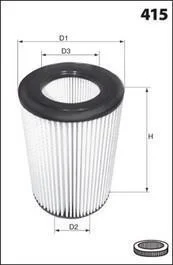 Фільтр повітря (аналогWA6568/LX1805) MECAFILTER EL3923