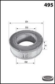 Повітряний фільтр MECAFILTER EL9185