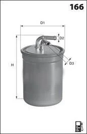 Фільтр палива (аналогWF8104/KL134) MECAFILTER ELE6105