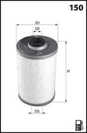 Фільтр палива PW823 ITALY MECAFILTER ELG5501