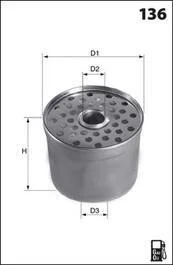 Фільтр палива MECAFILTER ELG5504
